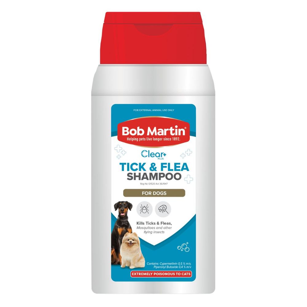 Bob Martin Pet Tick & Flea Dog Shampoo 200ml