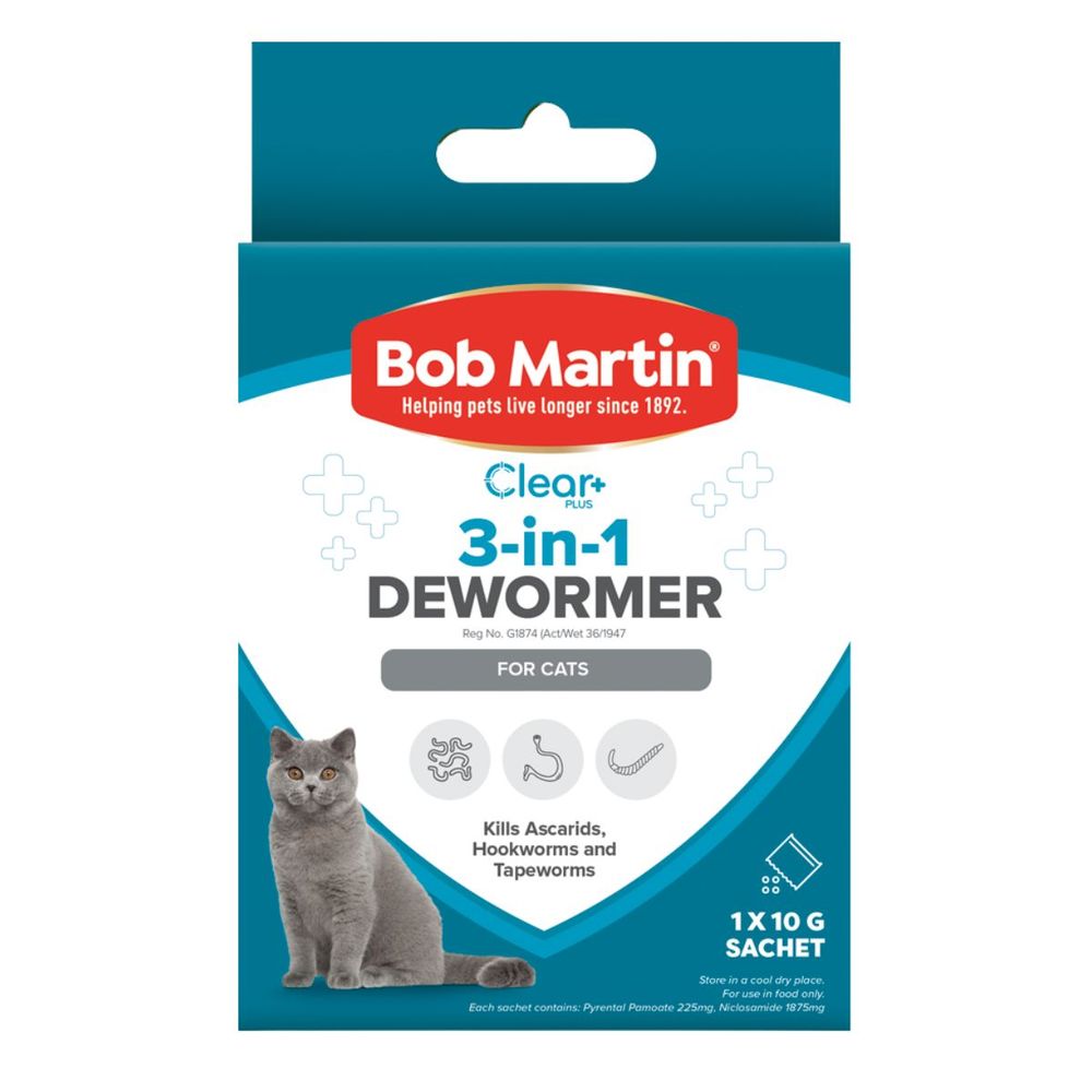 Bob Martin Pet 3in1 Dewormer Cat 10g