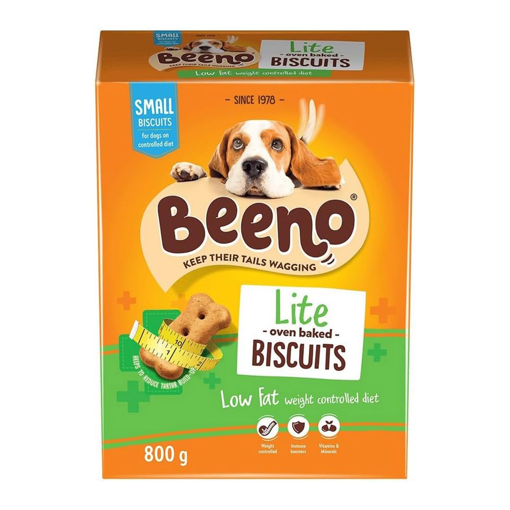 BEENO DOG BISCUITS LITE LOW FAT 800G