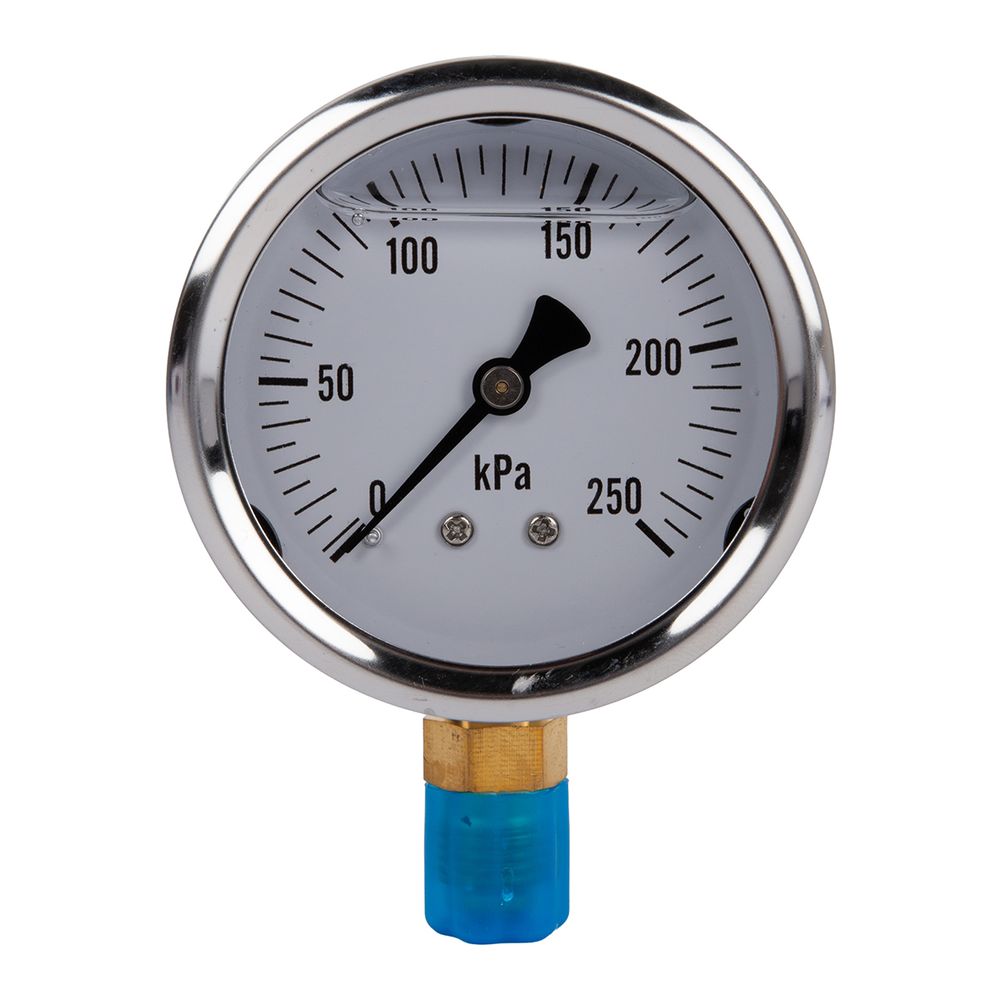 PRESSURE GAUGE GLYCERINE 0-0250KPA