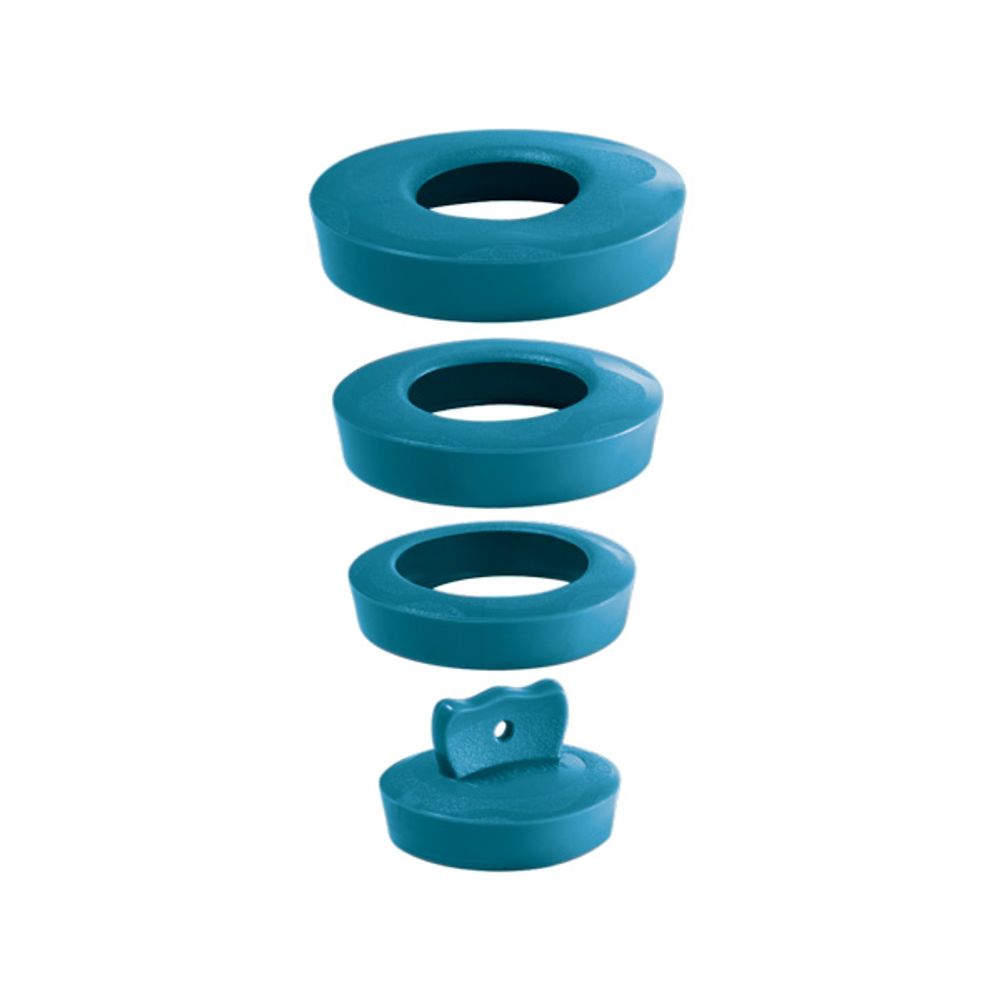 WIRQUIN UNIVERSAL BASIN/SINK PLUG - BLUE
