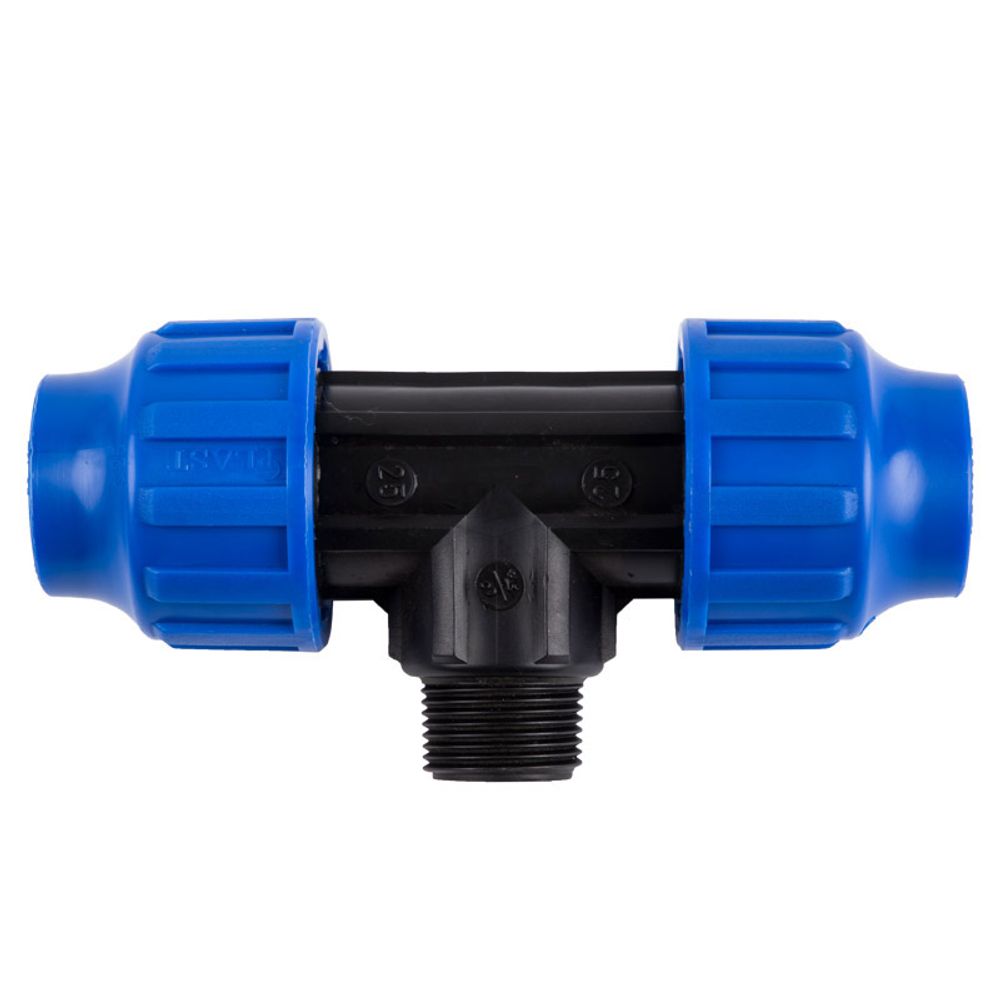 TEE COMPRESSION MALE 25X1