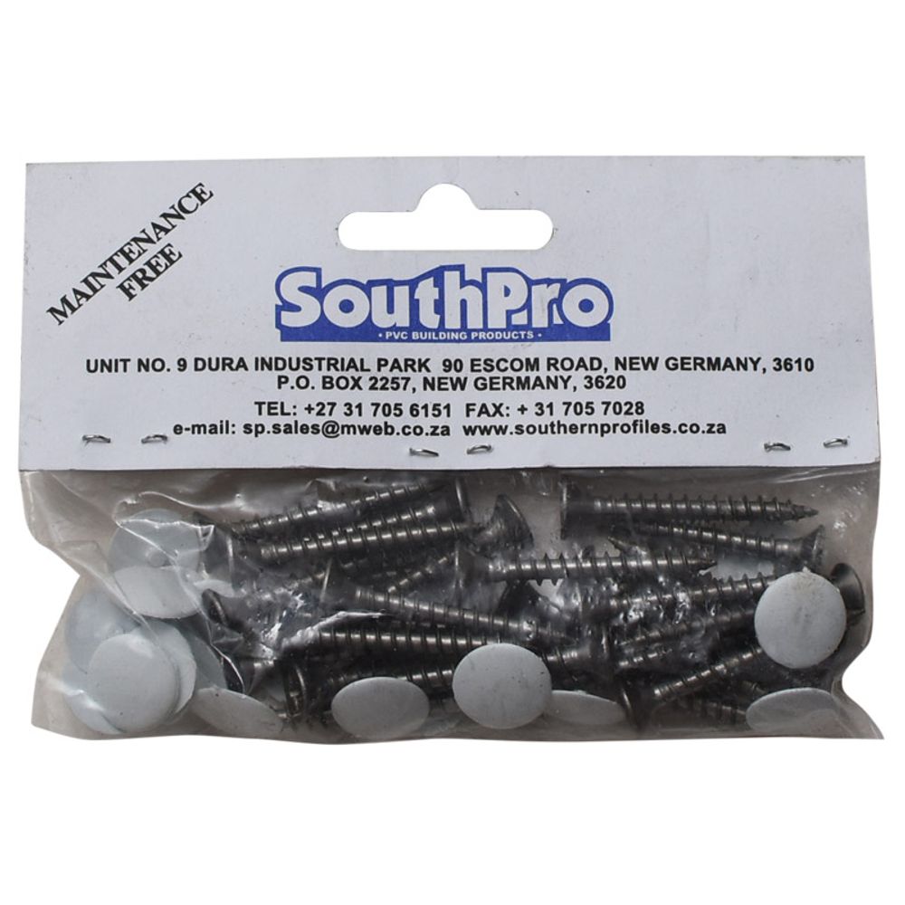 Pvc Board Fixing Screw & Cap (25/bag)