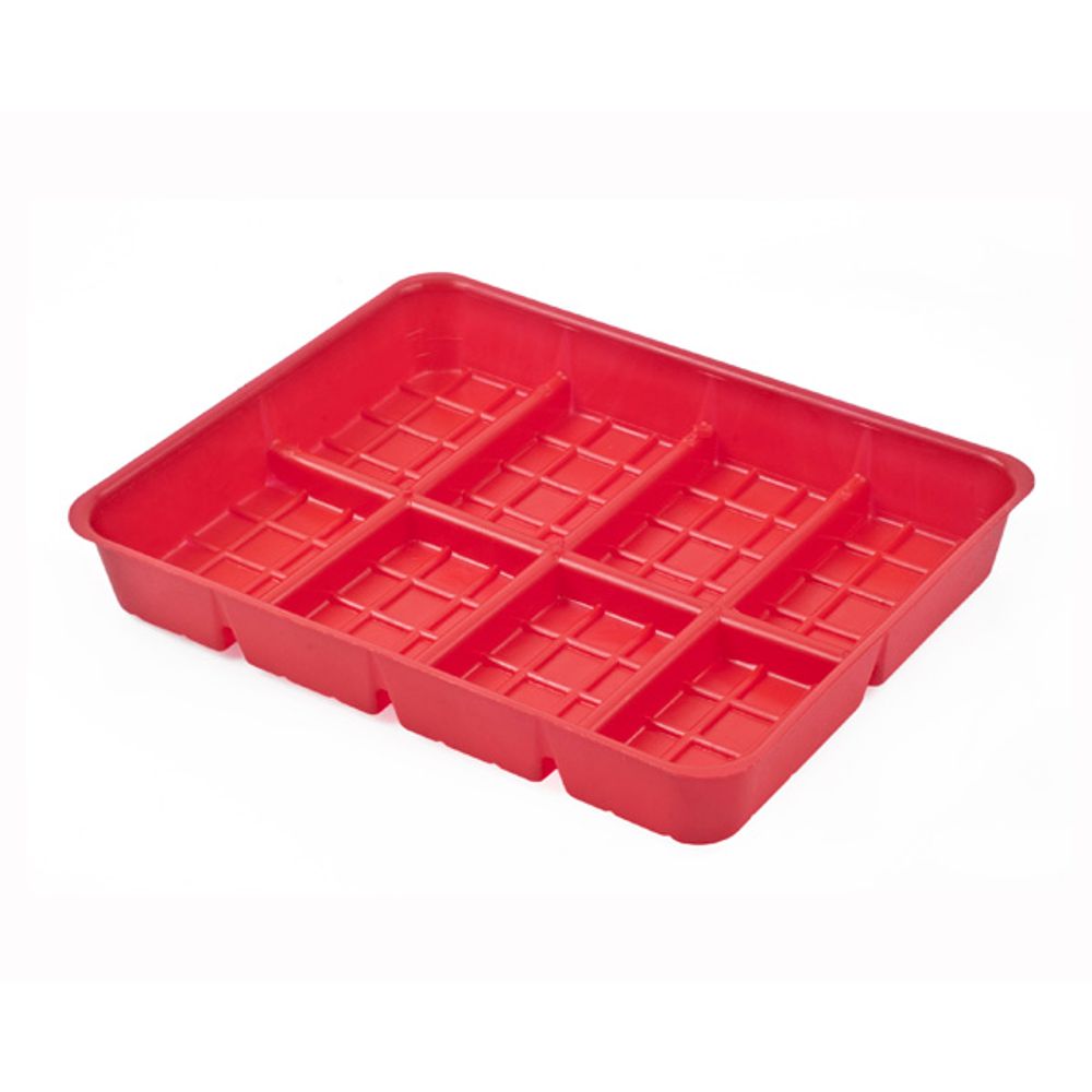 POLTEK Feeder Chick Tray Rectangle Red