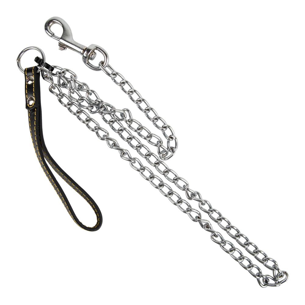 Complete Lead Chain Leather Handle 3mm X 1200mm