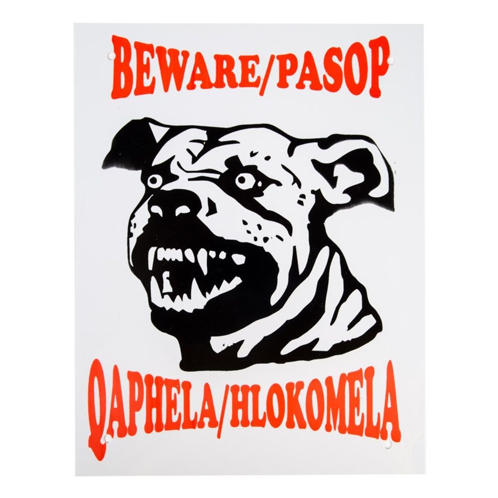 COMPLETE SIGN - BEWARE STAFFORDSHIRE