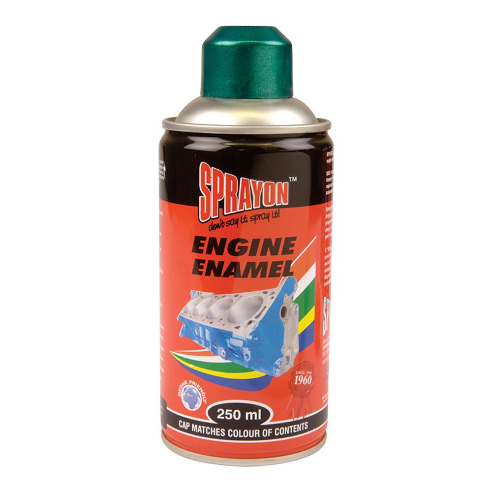 SPRAYON Engine Enamel Spray Metallic Green 250ml