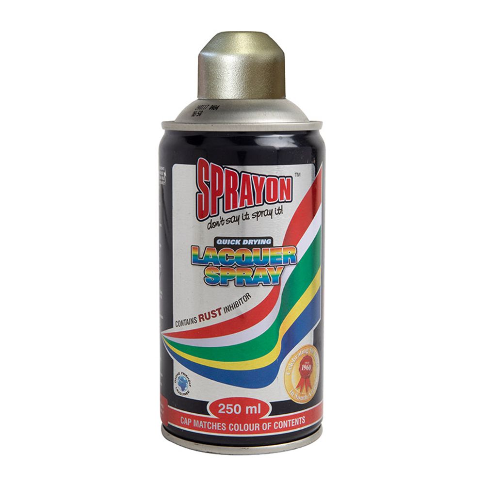 SPRAYON Mettalic Spray Paint Rich Pale Gold 250ml
