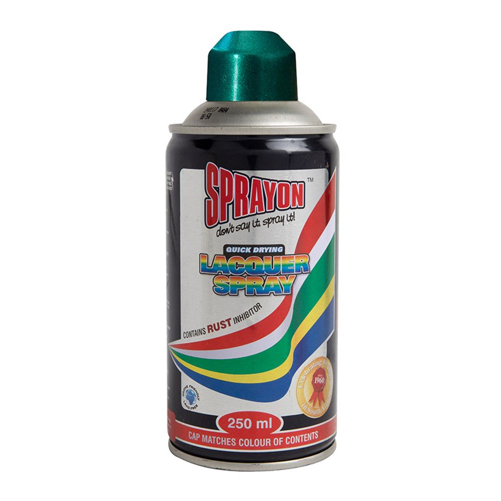 SPRAYON Metallic Spray Paint Green 250ml