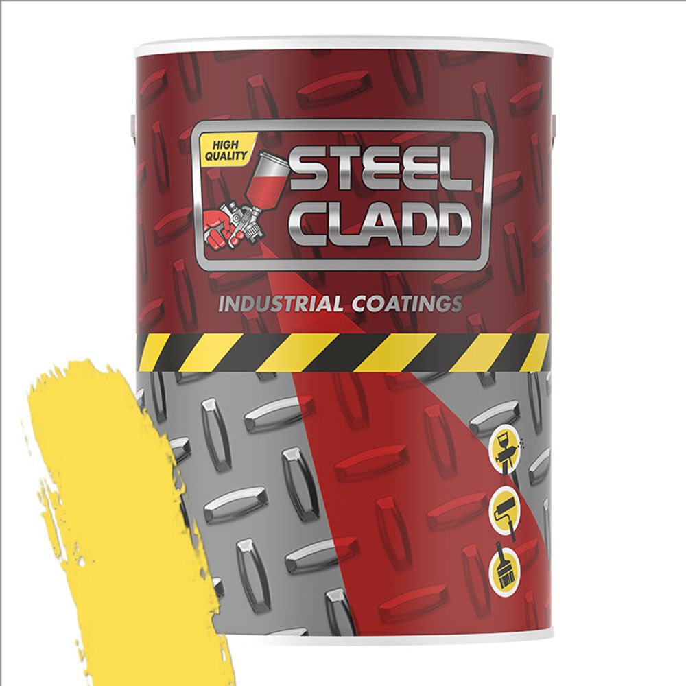 Steel Cladd Roadmarking Yellow 5l