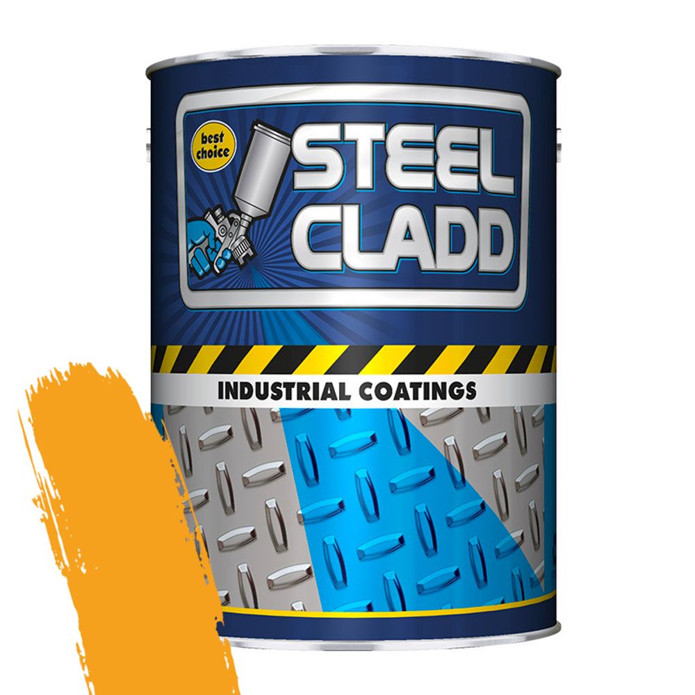Steel Cladd Quick Dry Enamel Fiat Orange 1l