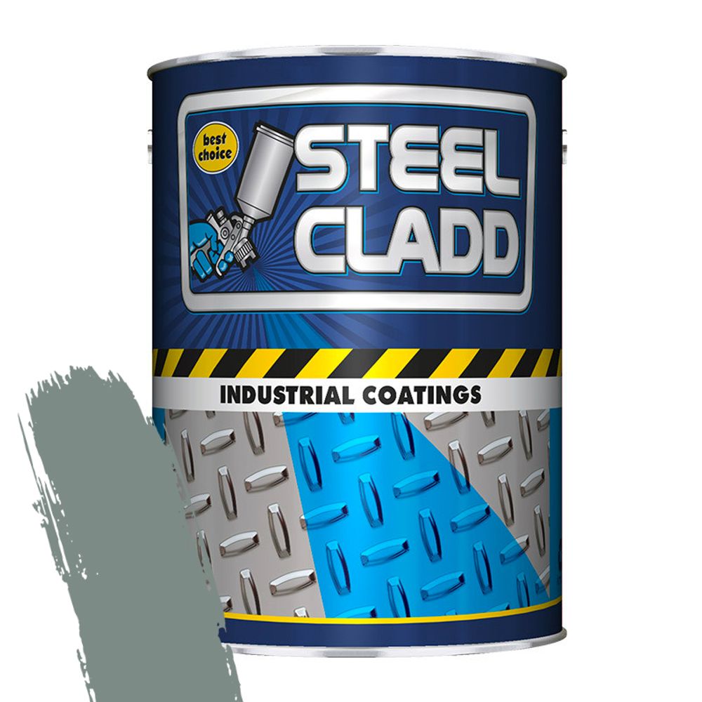 Steel Cladd Quick Dry Enamel Mf Grey 1l