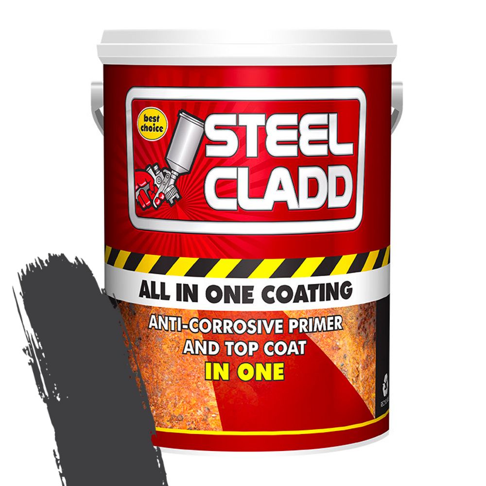 STEEL CLADD ALL-IN-ONE WATER BASED CHARCOAL 20L