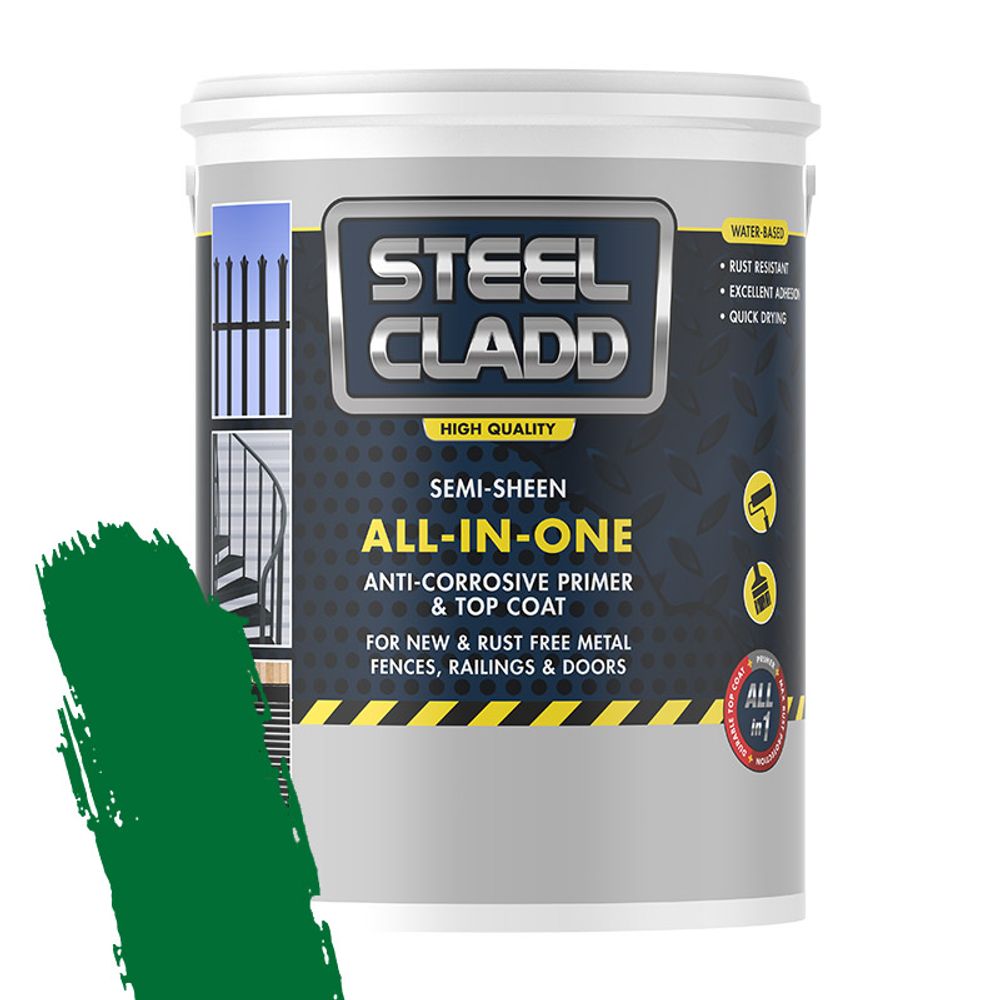 Steel Cladd All-in-one Water Based Green 20l