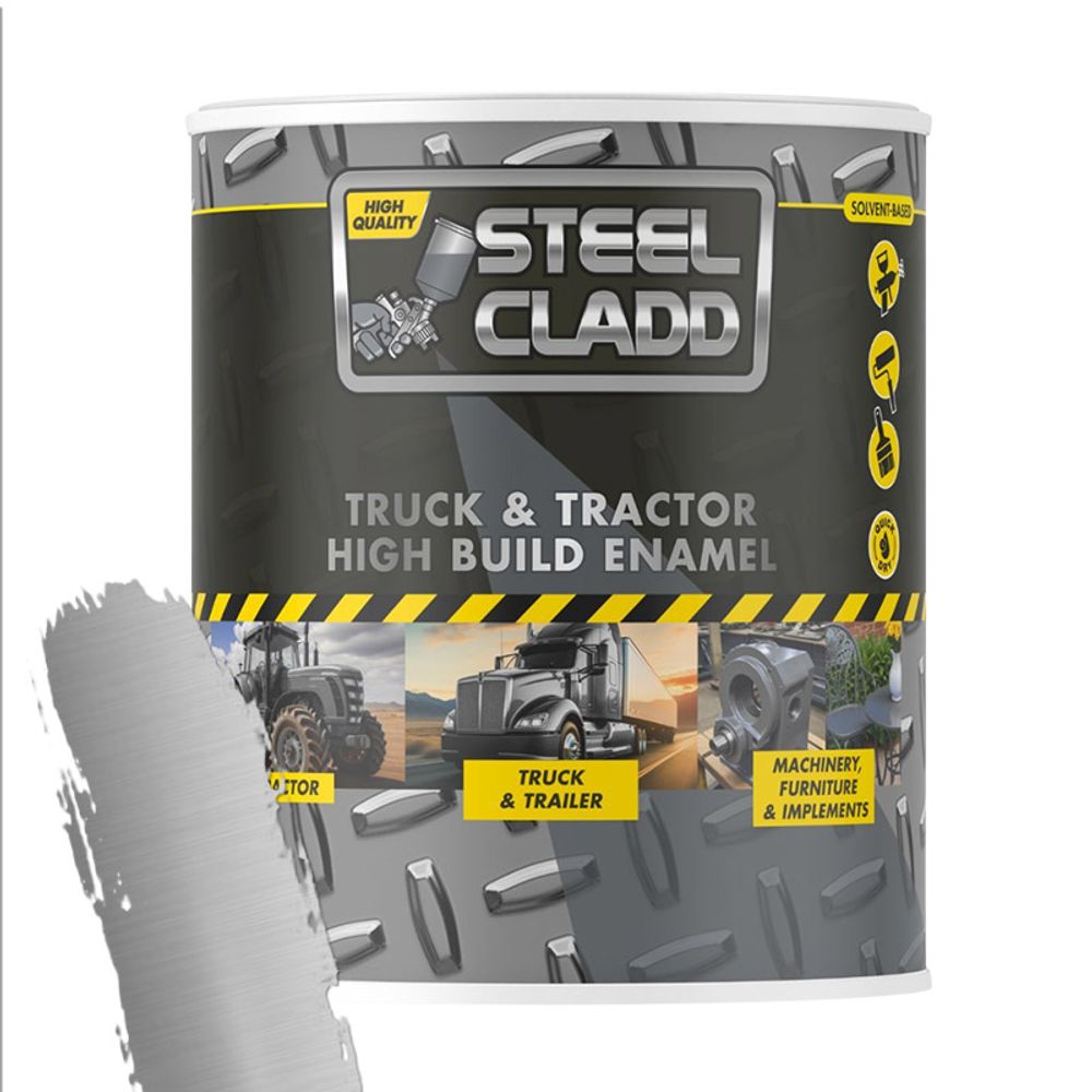 Steel Cladd Truck N Tractor Enamel Bright Alum 1l