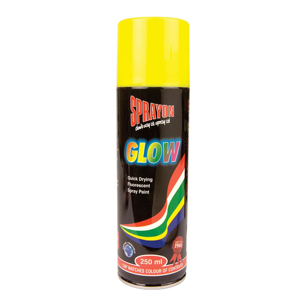SPRAYON Neon Spray Paint Yellow 300ml