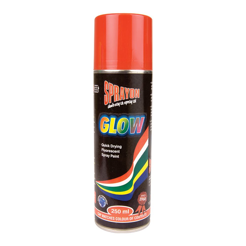 SPRAYON Neon Spray Paint Red 300ml