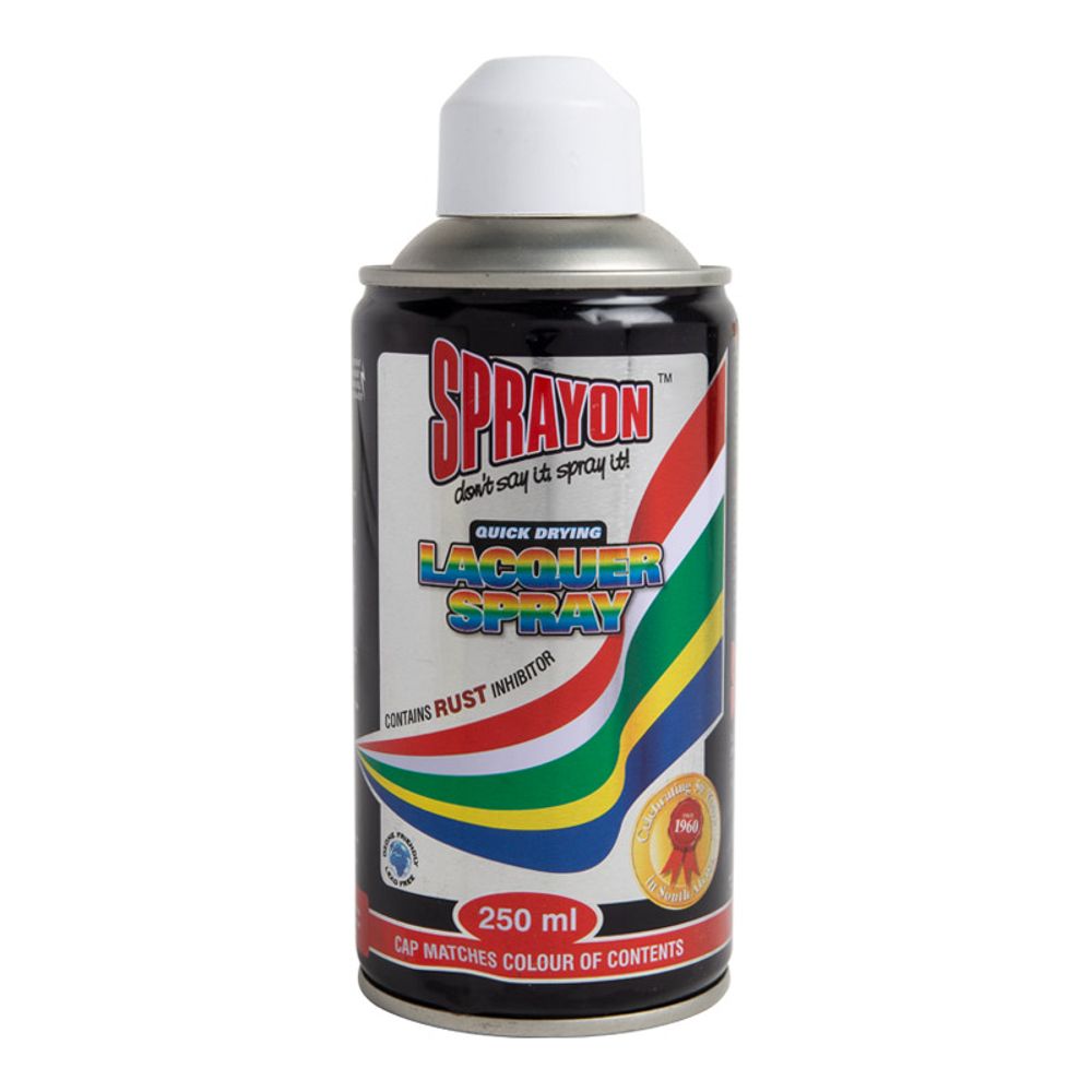 SPRAYON Std Spray Paint Grecian White 250ml
