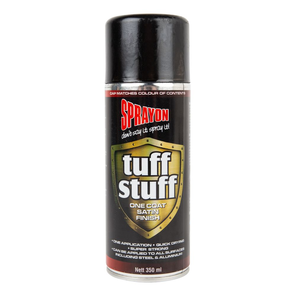 SPRAYON TUFF STUFF BLACK 350ML