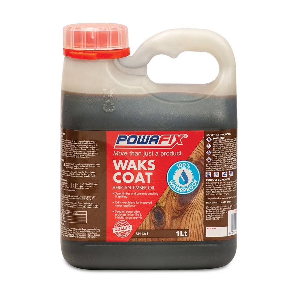 POWAFIX Waks Coat African Timber Oil 1l
