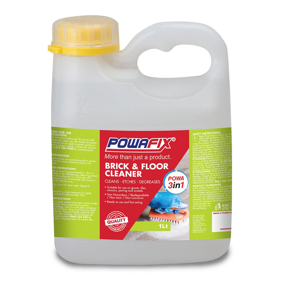 POWAFIX Brick & Floor Cleaner Non Corrosive 1l