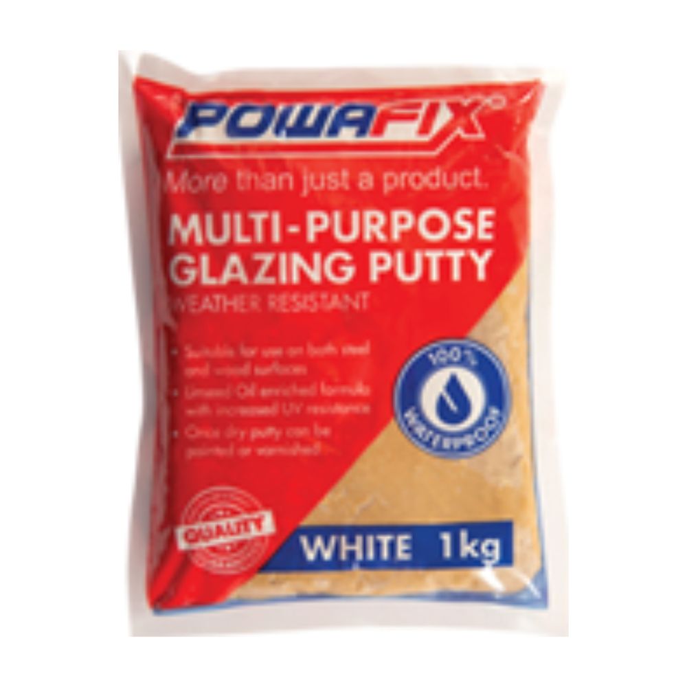 POWAFIX MULTI-PURPOSE PUTTY WHITE 1KG