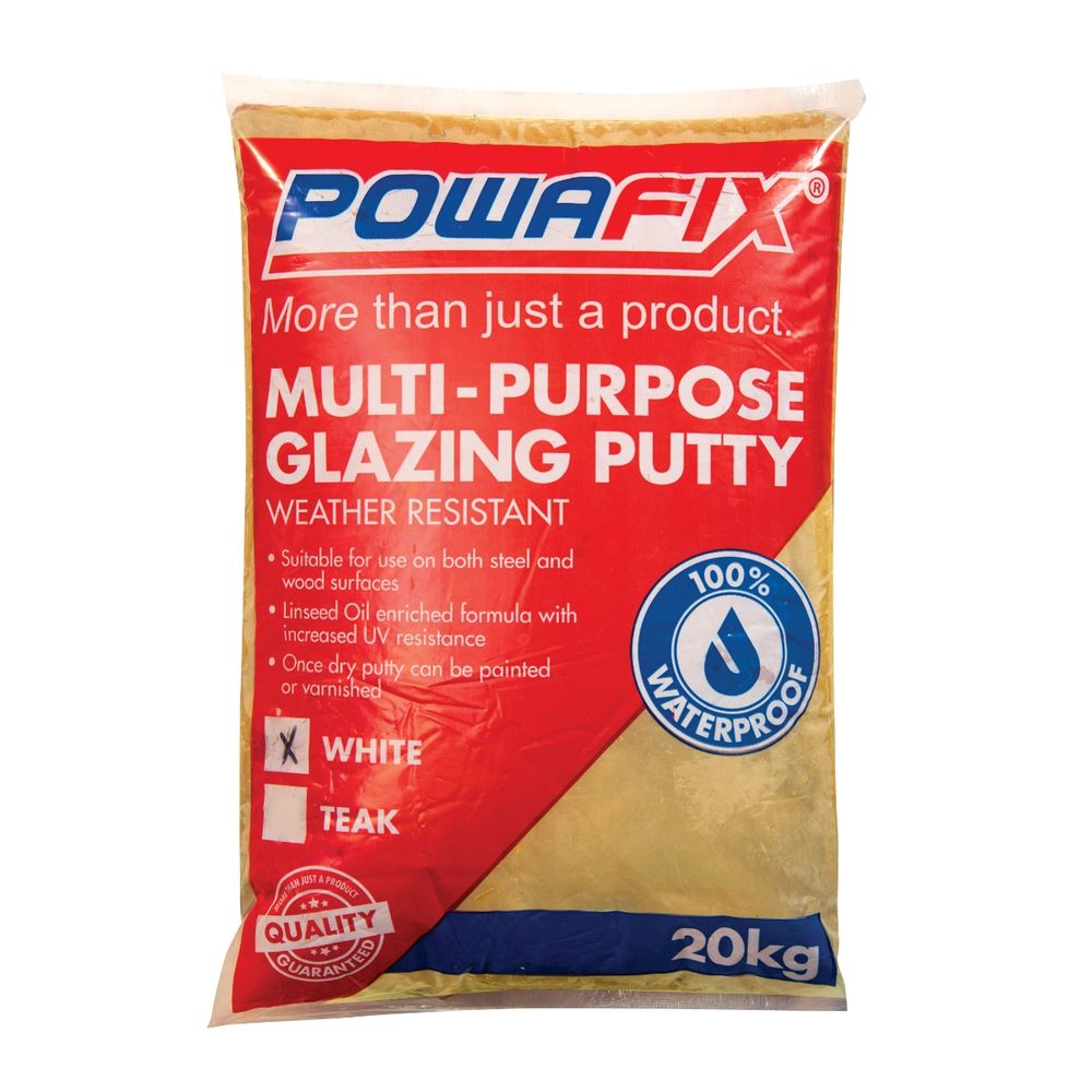 POWAFIX MULTI-PURPOSE PUTTY WHITE 20KG