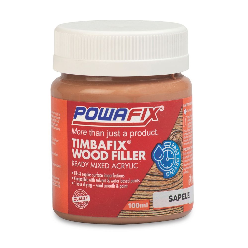 POWAFIX TIMBAFIX WOOD FILLER SAPELE 100ML