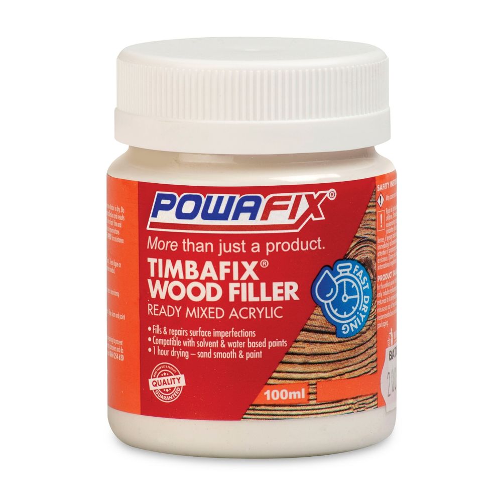 POWAFIX TIMBAFIX WOOD FILLER WHITE 100ML