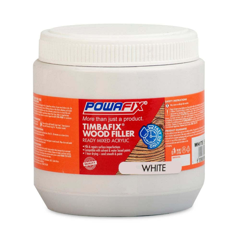 POWAFIX Timbafix Wood Filler White 500ml