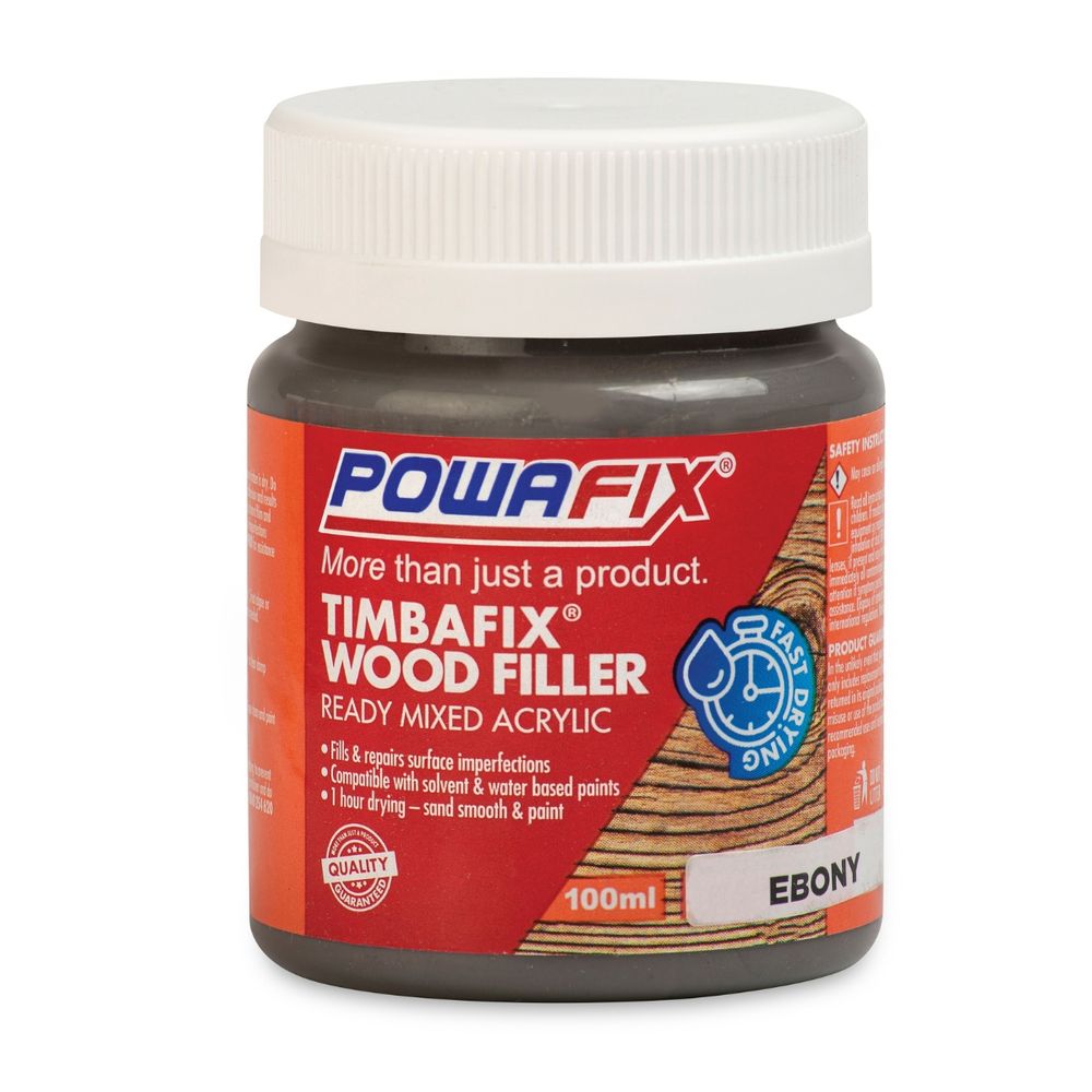 POWAFIX TIMBAFIX WOODFILLER EBONY 100ML