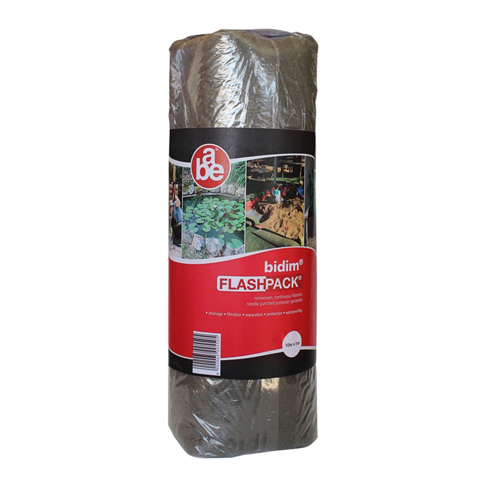 ABE FLASHPACK BIDIM MEMBRANE ROLL 10MX1M GREY