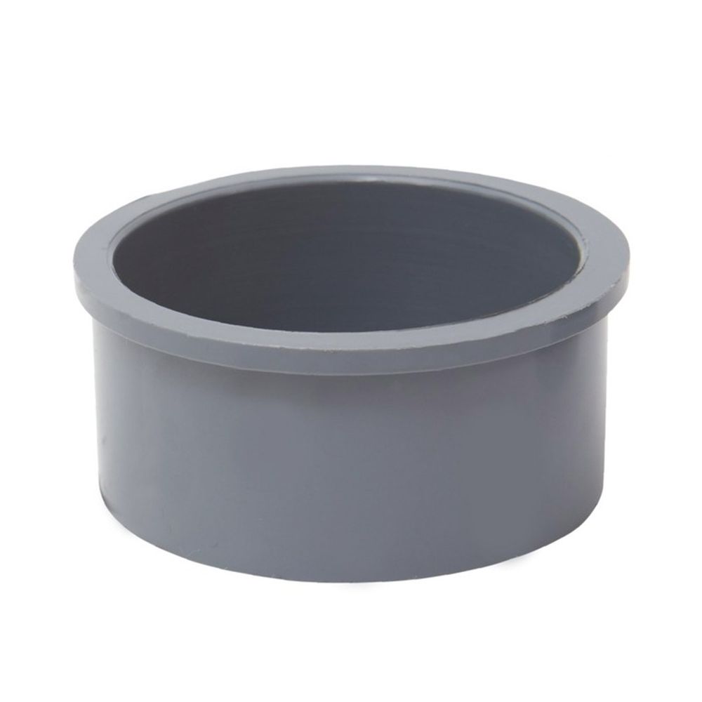 BLU52 End Cap Pvc Grey 50mm