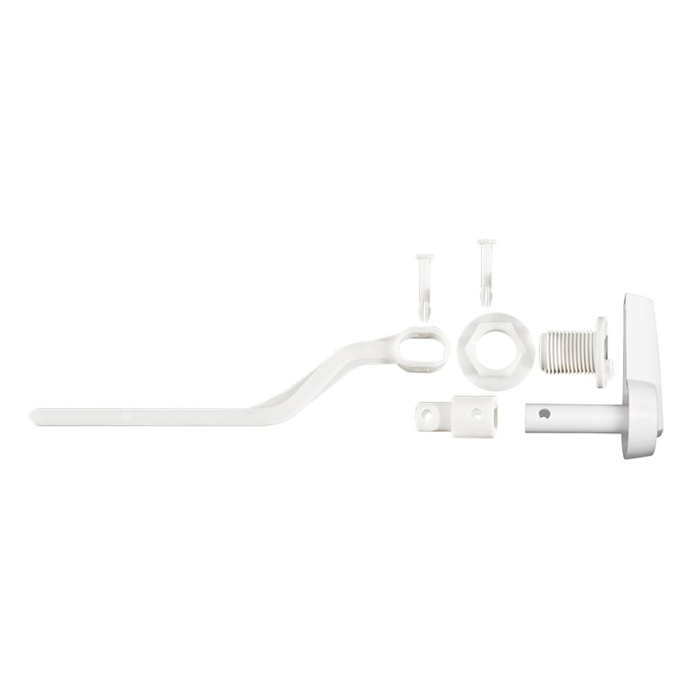 WIRQUIN Cistern Handle And Lever Arm Kit - White