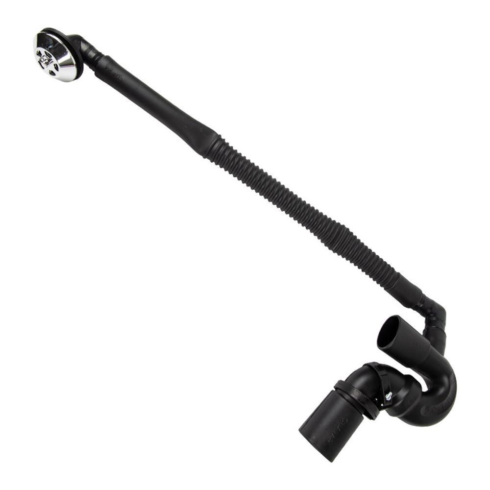 Trap Rubber Bath & Overflow (50mm Pvc Out)