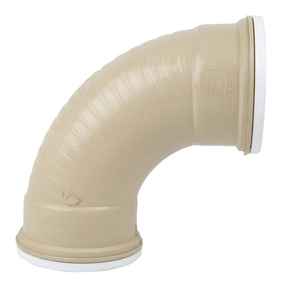 Waste Bend 90deg Ug 110mm Longer-radius