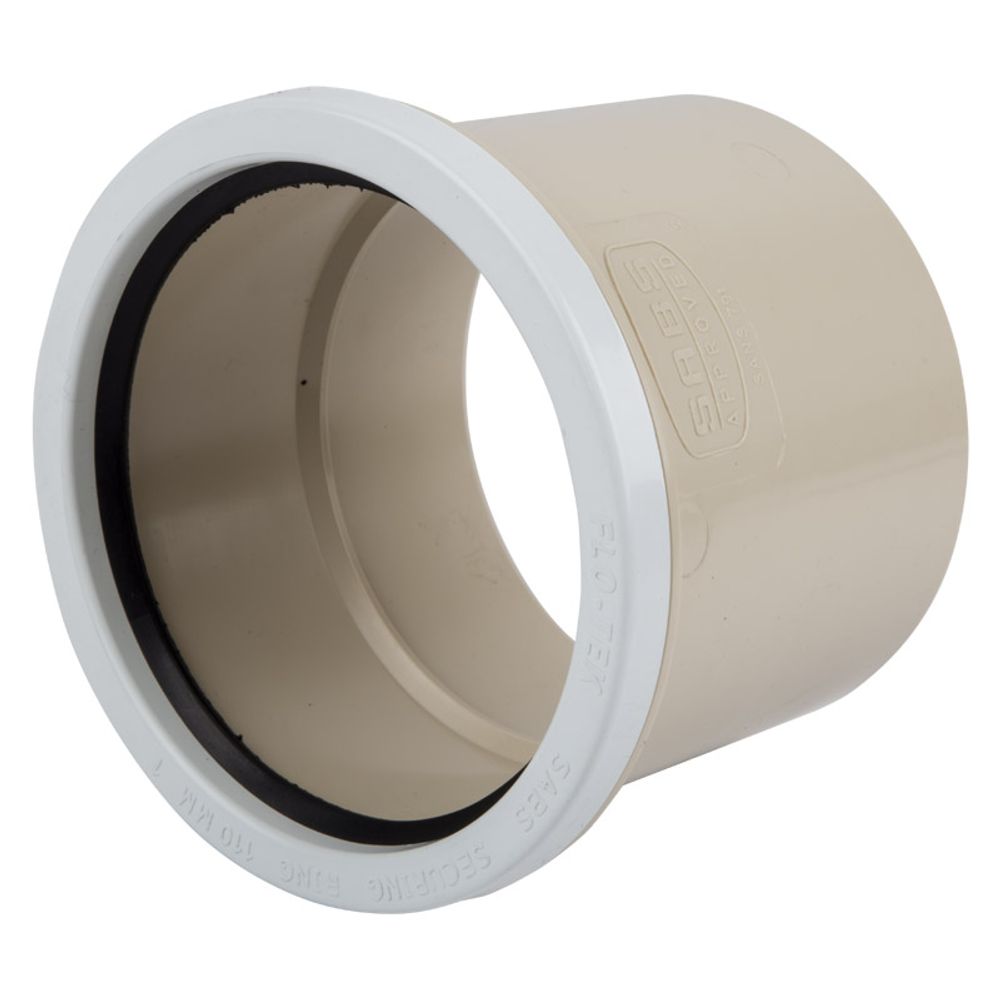 Waste Socket Ug Solvent/ring 110mm Sabs
