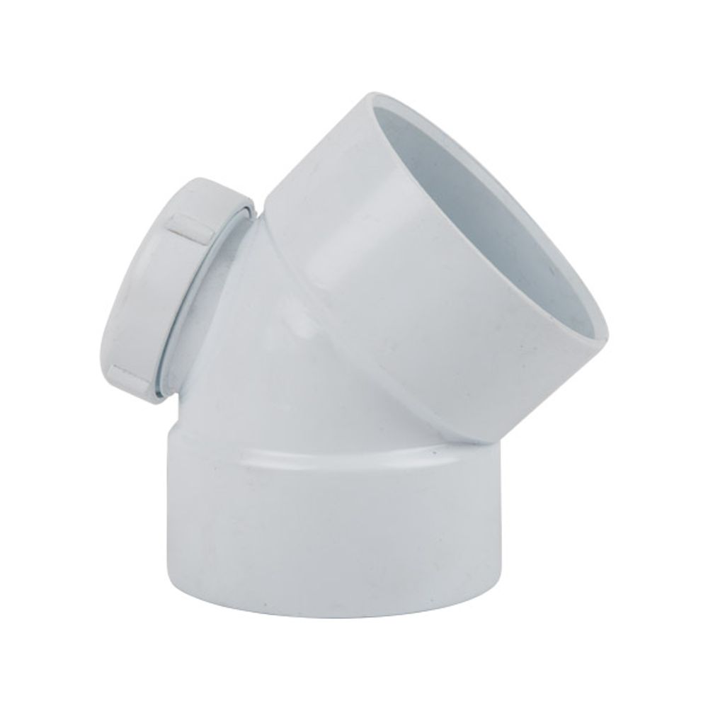 WASTE BEND 45DEG SV I.E 40MM SABS