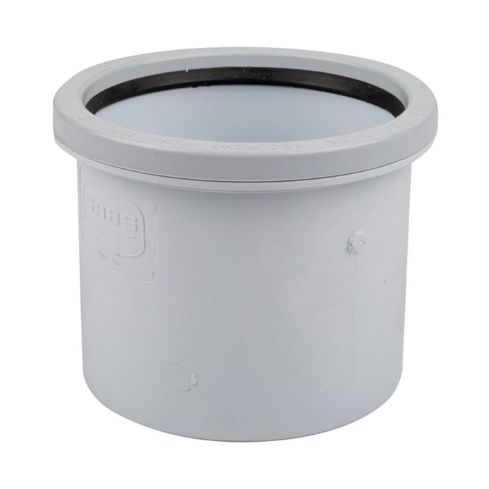 WASTE SOCKET SV SOLVENT/RING 110MM SABS
