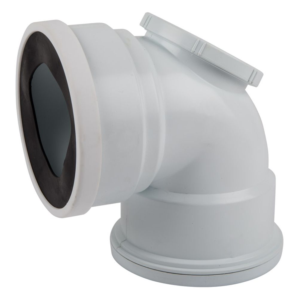 WASTE PAN CONNECTOR BEND SV I.E 110MM SABS