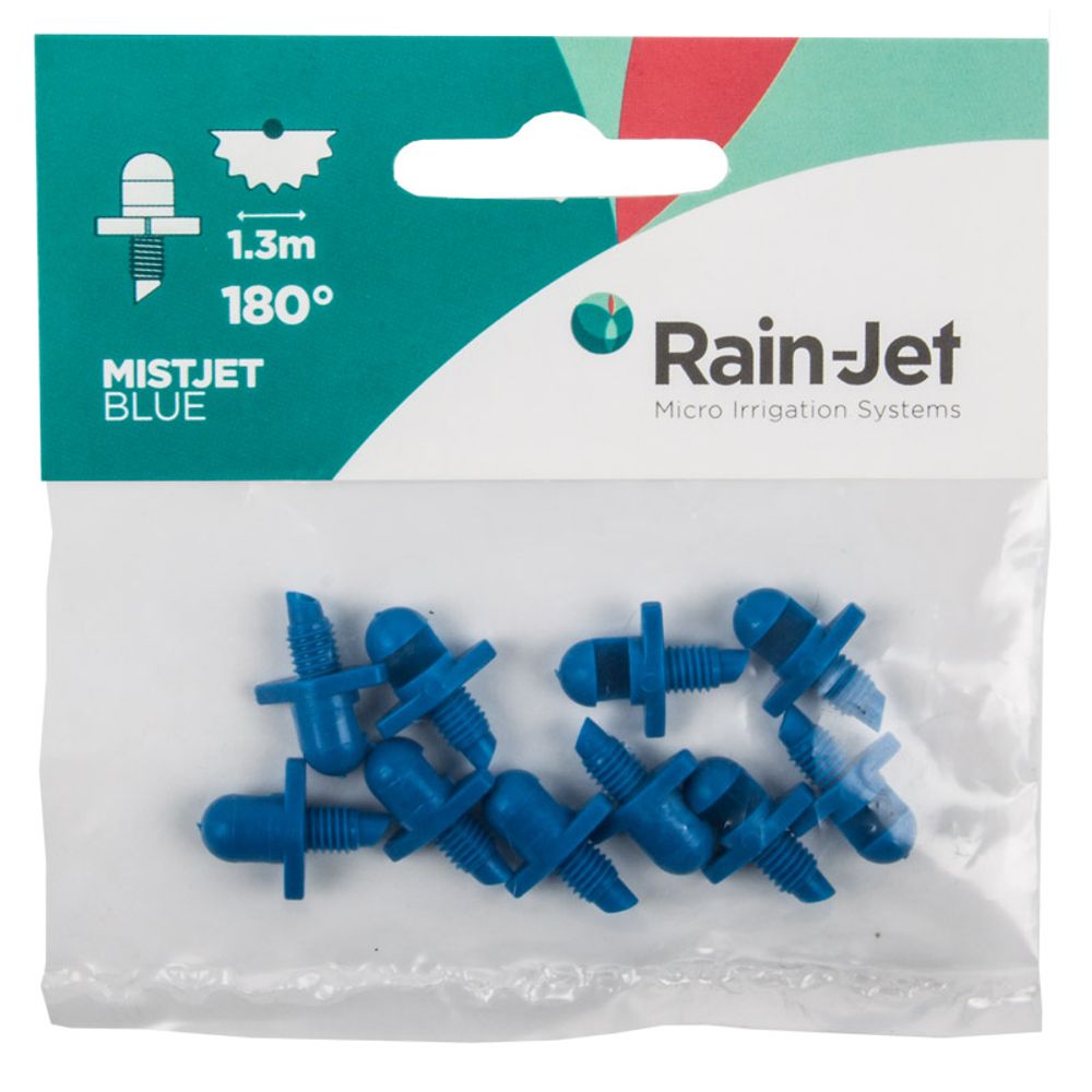 Micro Rainjet Head Mister 180deg Blu 10pk