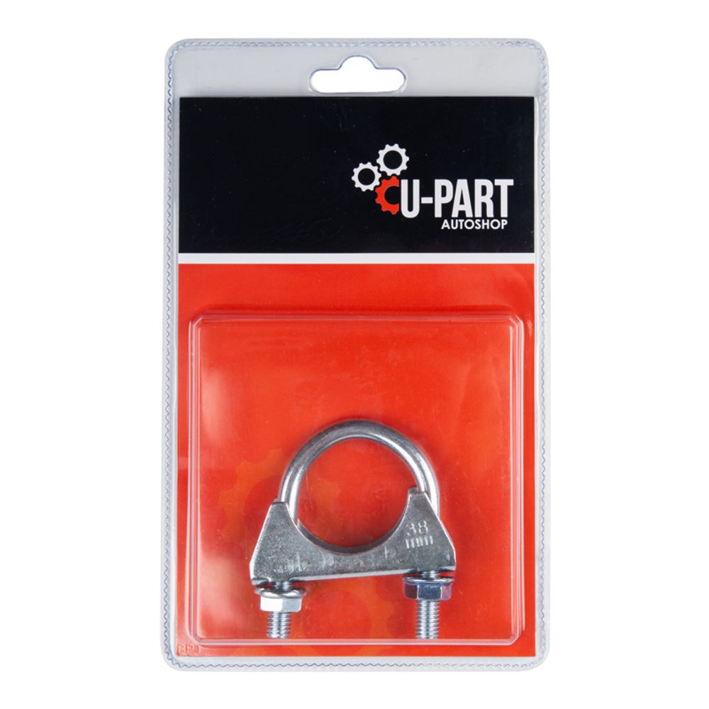 U-PART Exhaust Pipe Clamp Bpk 38mm