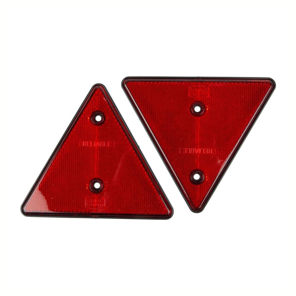 U-PART Reflector Triangle Red 150mm 2 Pack