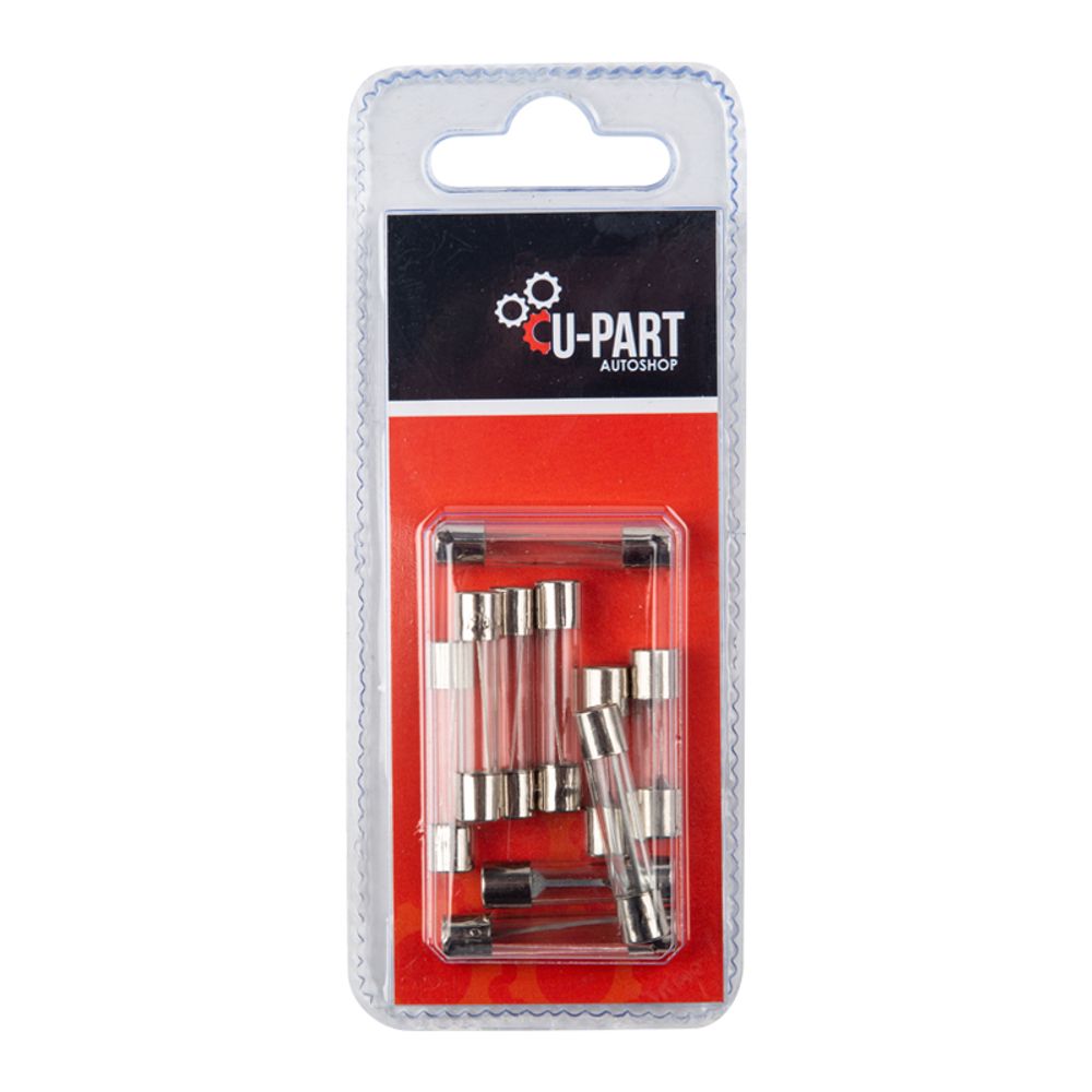 U-PART Glass Fuse 32mm 15amp X10