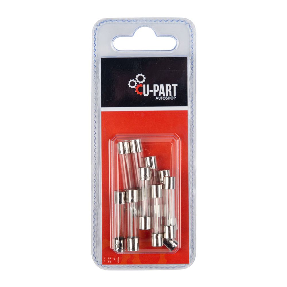 U-PART Glass Fuse Assorted X10