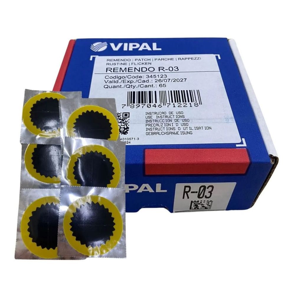 VIPAL ROUND TUBE PATCH 60MM PRICE EACH