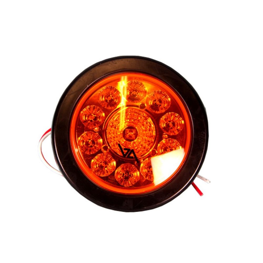 U-PART LIGHT REAR LED FLASHER AMBER 12-24V COMPLET
