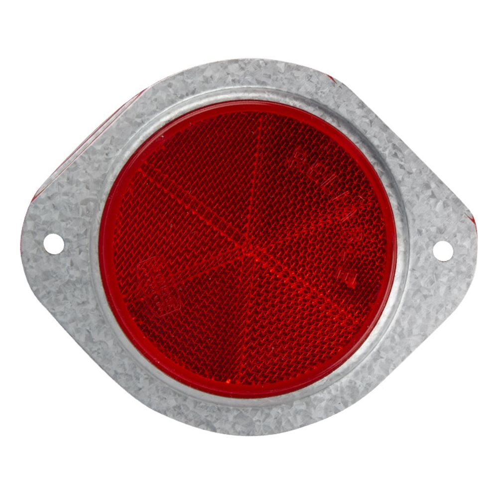ROUND REFLECTOR RED 76MM