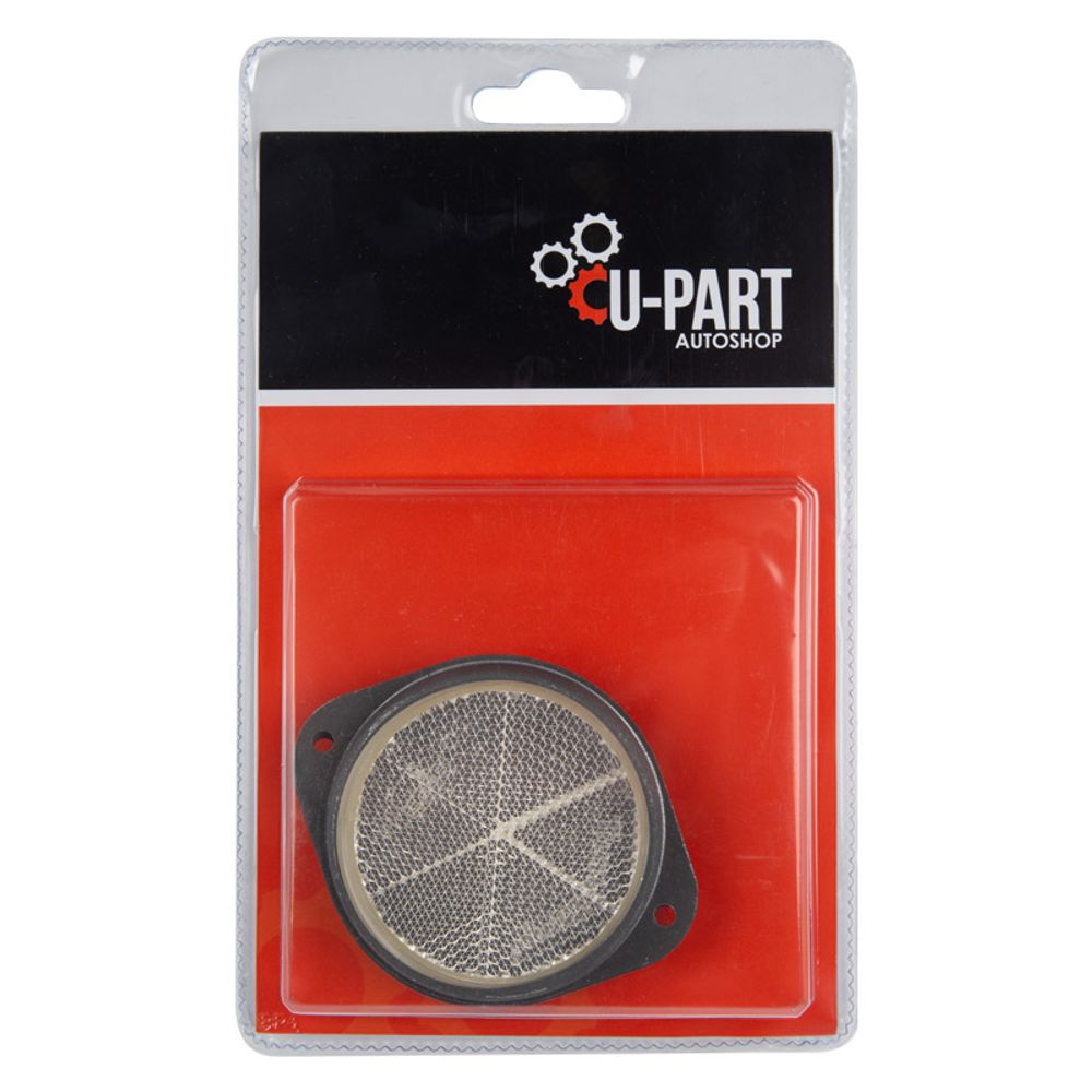 U-PART Reflector Flange White 60mm 2pk