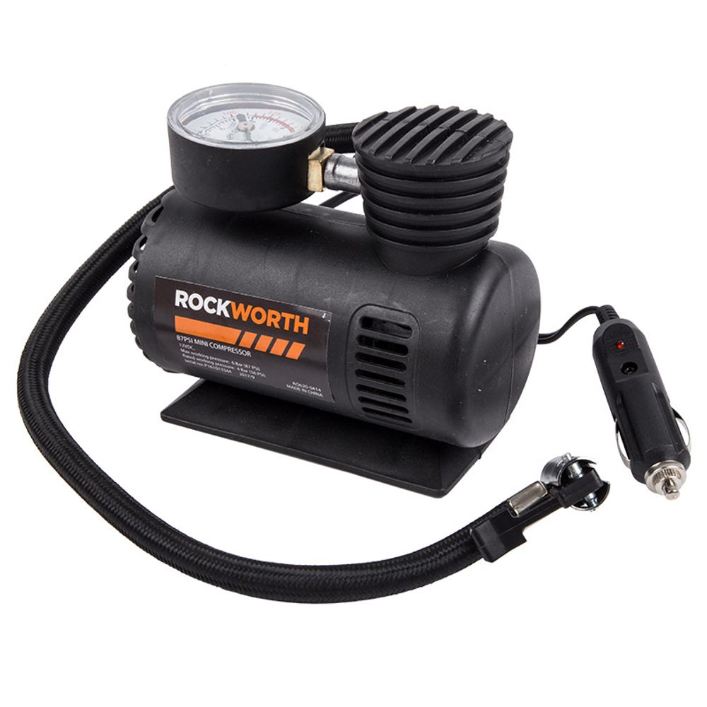 ROCKWORTH Compressor 12v Mini 150psi @ 18l/min
